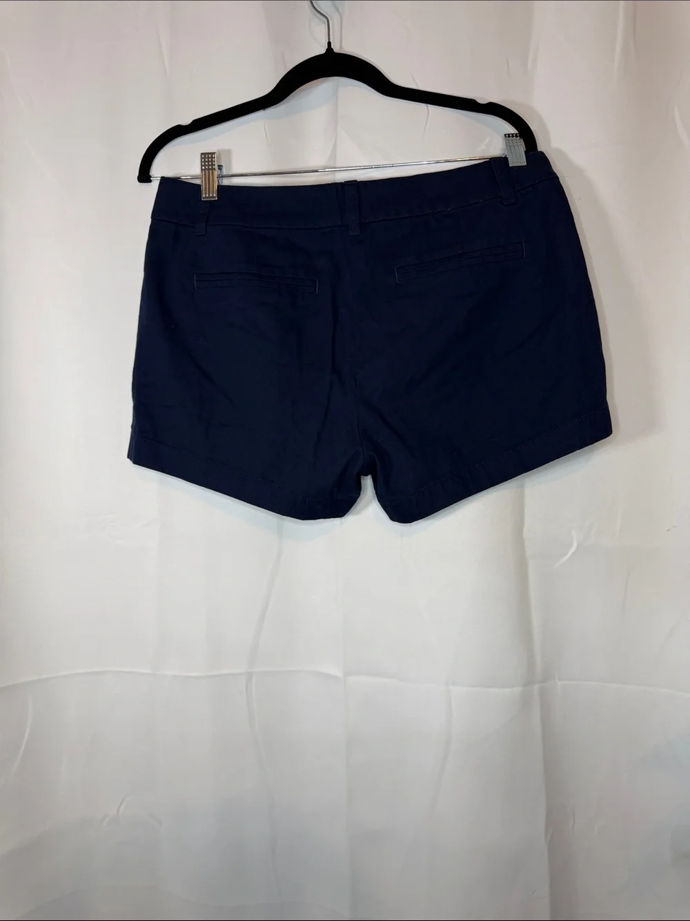J. Crew Navy Cotton Bermuda Shorts